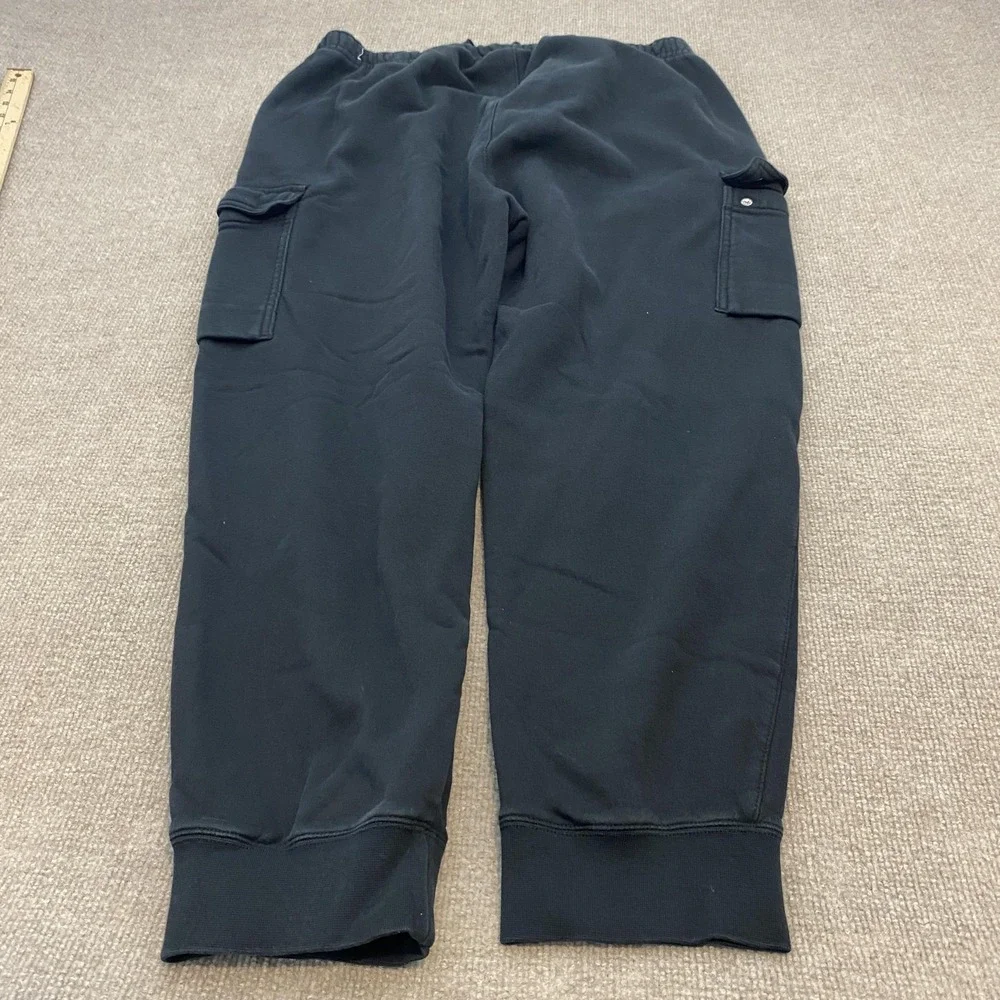 Nike Sweatpants Mens 2XL Black Fleece Cargo Joggers Elastic Waist CD3129-010